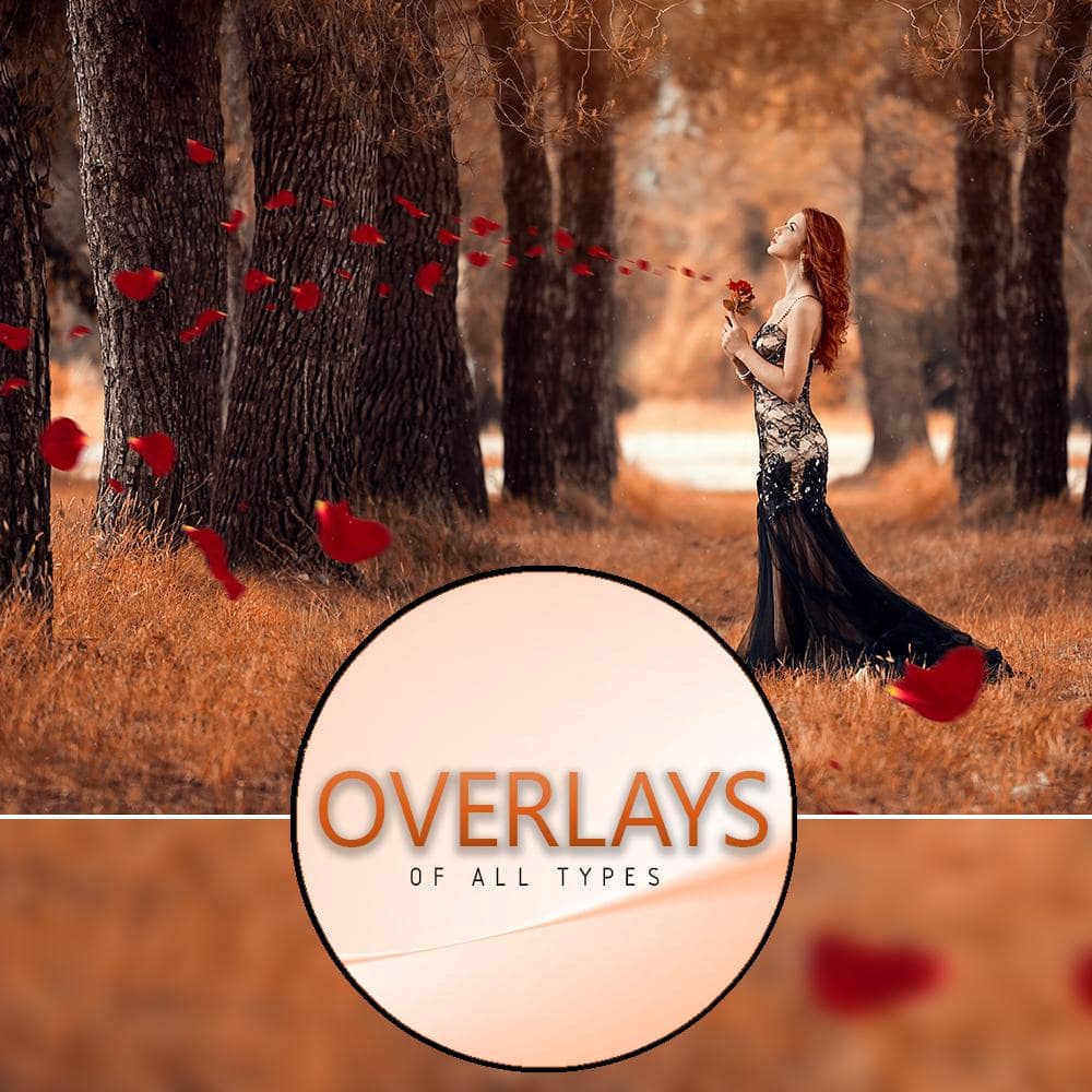Overlays - For Photoshop, Luminar, Affinity Photo, & More!