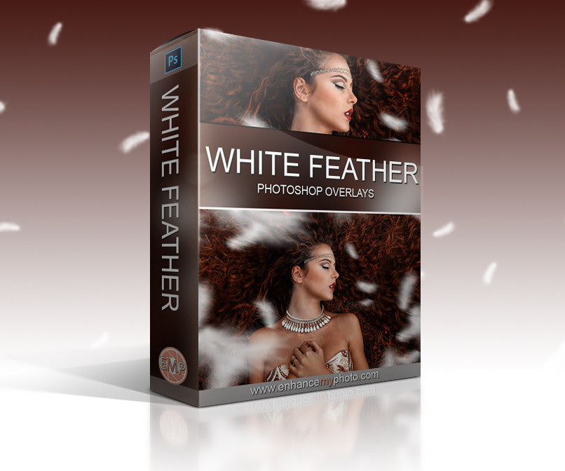 White Feather Overlays